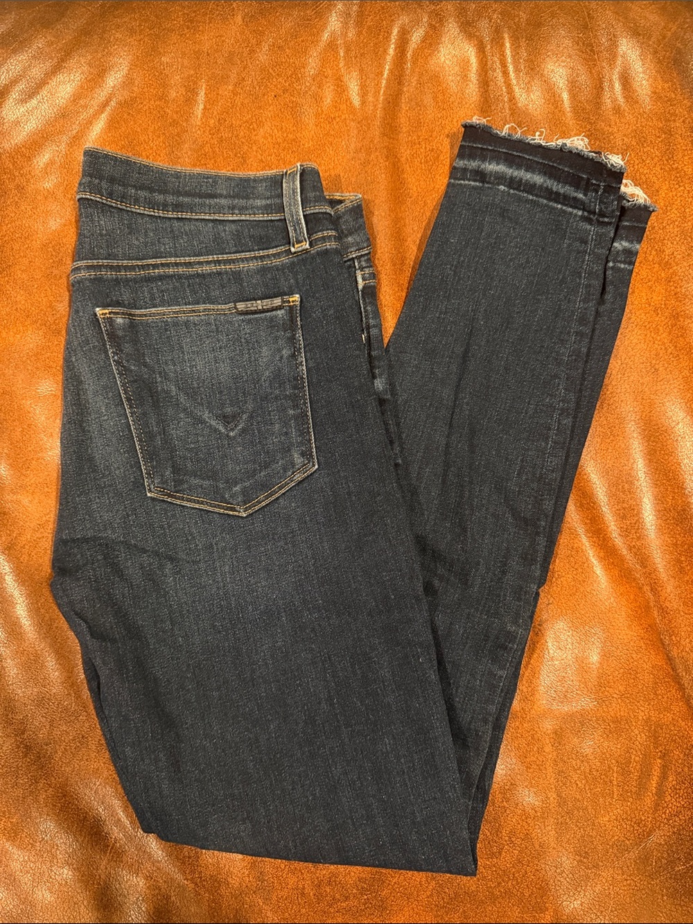 Hudson Jeans Women's Skinny Jeans with Raw Hem